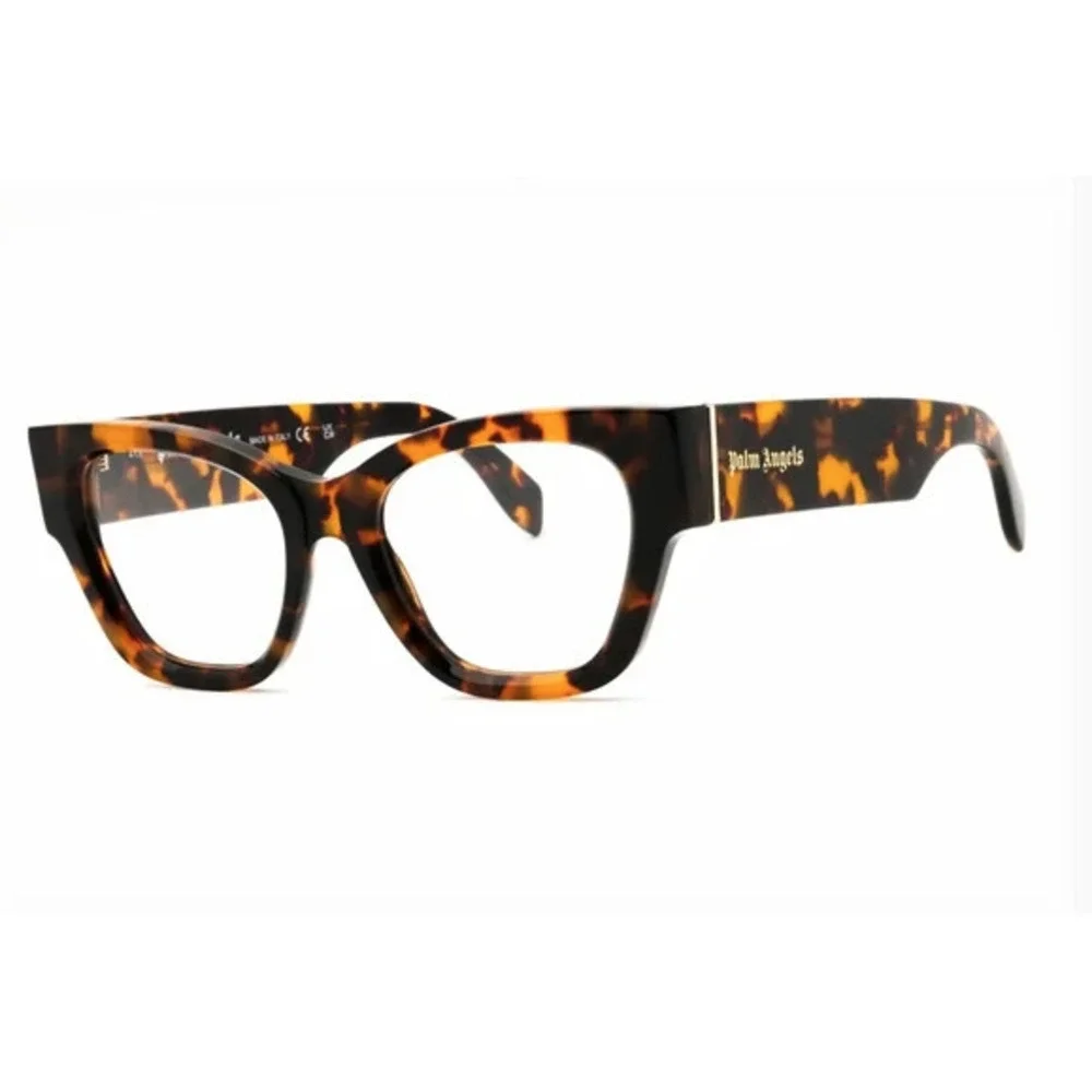 NWT Palm Angels Style-15-PERJ015S25PLA0016000 Havana 52mm Eyeglasses